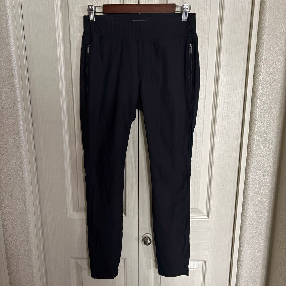 Toad & Co. Women’s Pants Size 4 Black Side Zipper Pockets Casual Elastic Waist